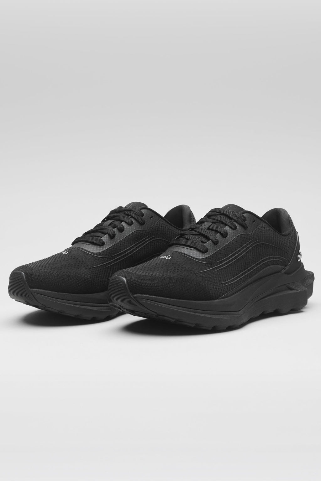 Alo Black Mesh Lace-Up Sneakers