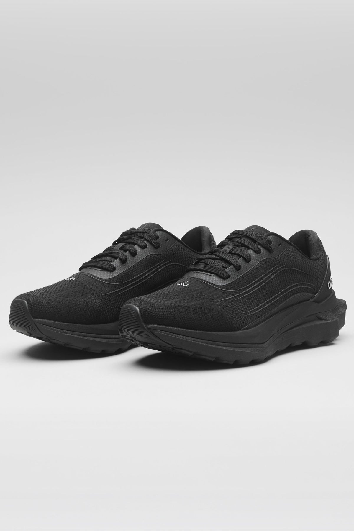 Alo Black Mesh Lace-Up Sneakers
