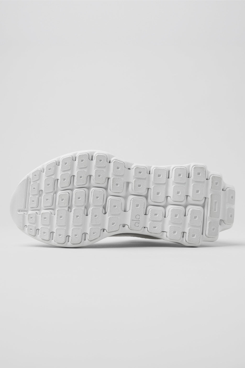 Alo White Mesh Lace-Up Sneakers