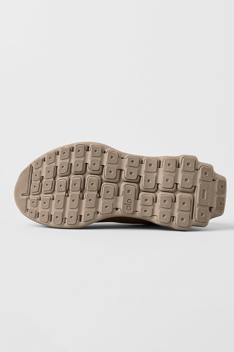 Alo Taupe Mesh Lace-Up Sneakers