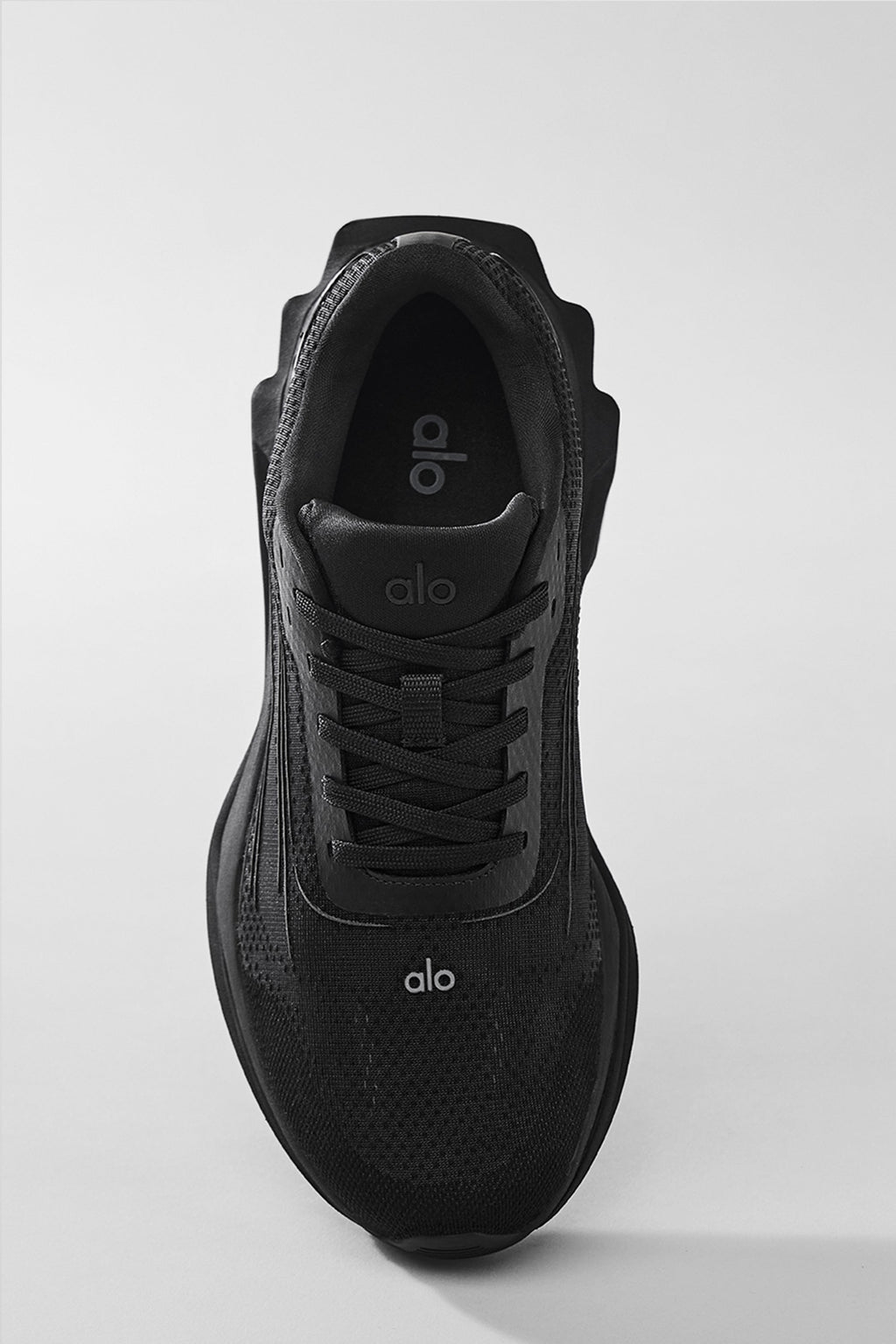 Alo Black Mesh Lace-Up Sneakers